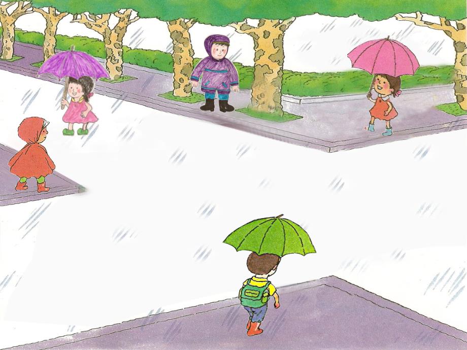 大班计算：雨天上幼儿园_第2页