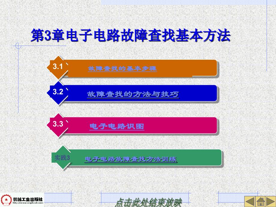 电子电路故障查找技巧 第2版 教学课件 ppt 作者 杨海祥 主编 第3章_第1页