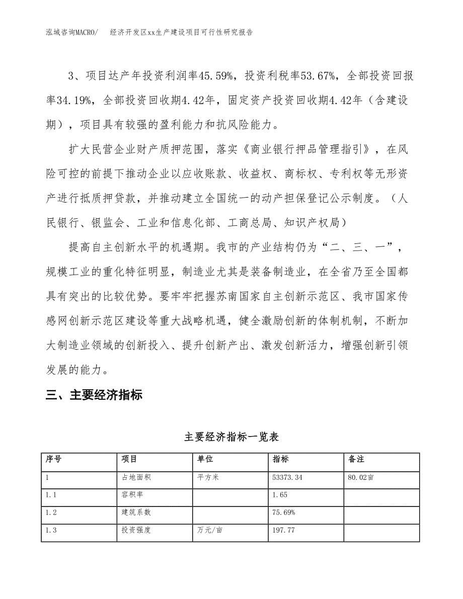 (投资20728.86万元，80亩）经济开发区xxx生产建设项目可行性研究报告_第5页