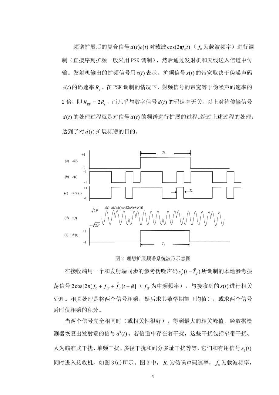 基于matlab的wcdma扩频通信系统的仿真设计与分析_第5页