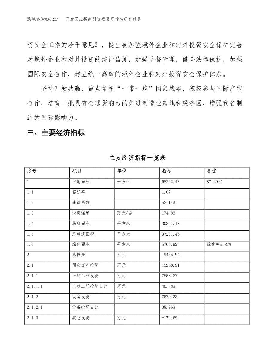 (投资19455.94万元，87亩）开发区xx招商引资项目可行性研究报告_第5页