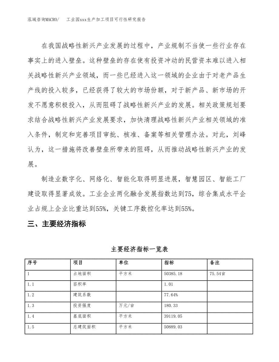 (投资19999.88万元，76亩）工业园xx生产加工项目可行性研究报告_第5页