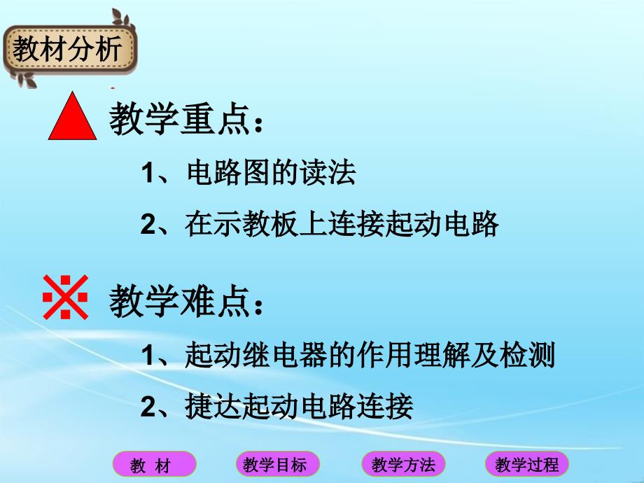 起动系统控制电路素材起动电路连接说课课件_第4页