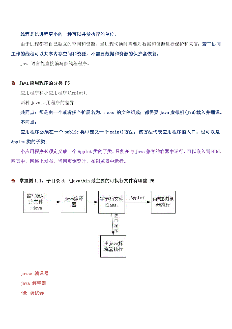 Java自考考前知识归纳_第2页