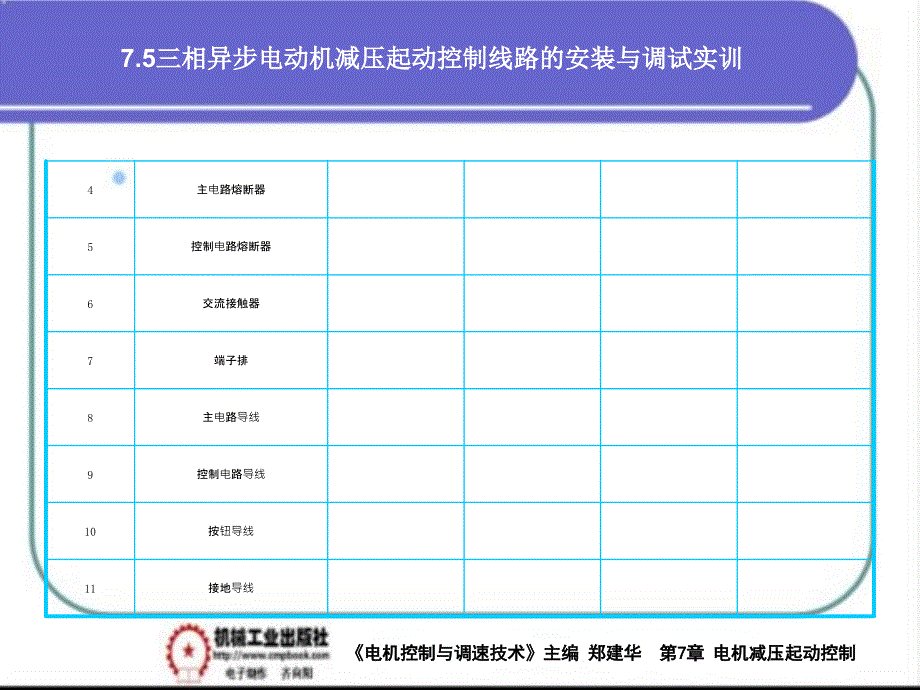 电气控制与调速技术 教学课件 ppt 作者 郑建华第7章三相异步电动机减压起动控制线路PPT 7-5_第3页