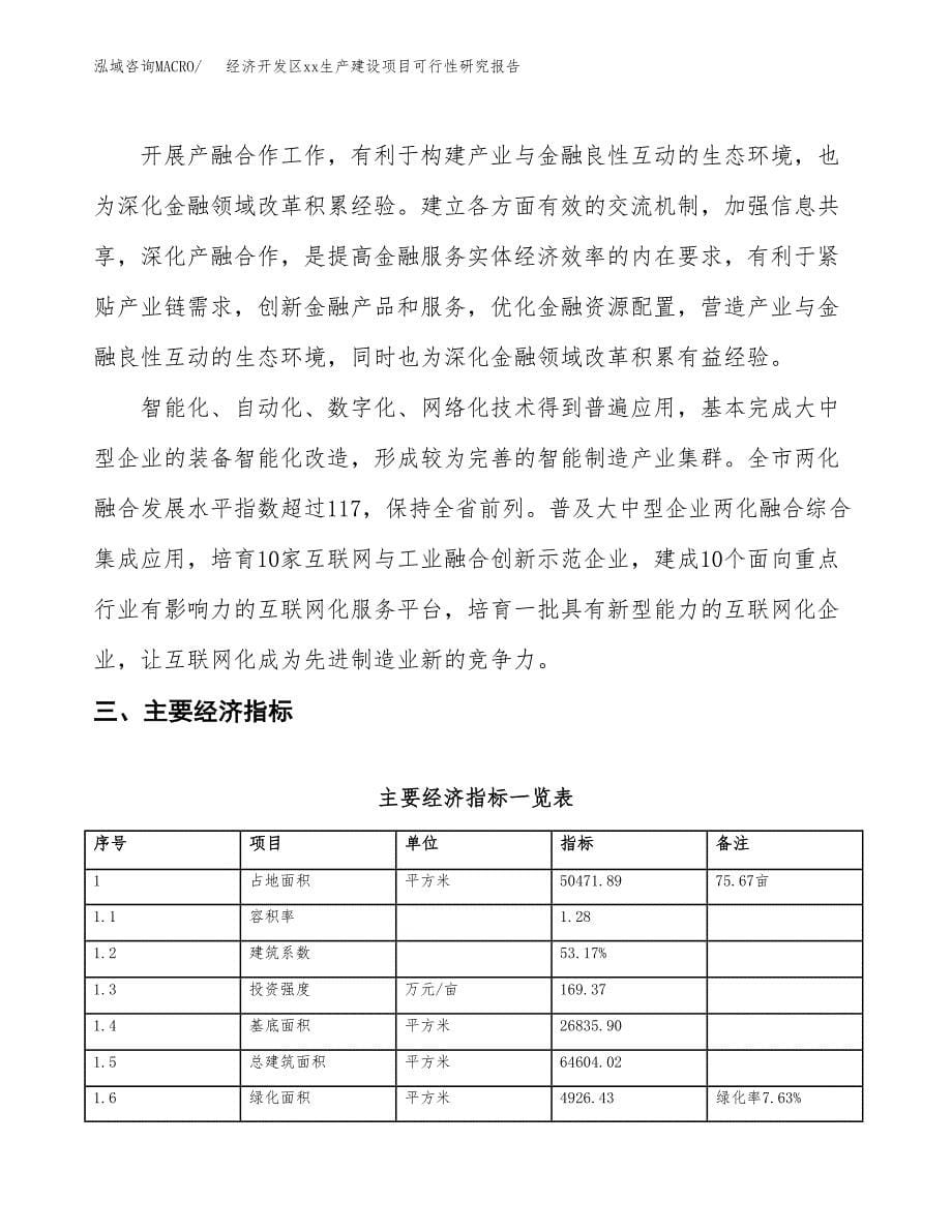 (投资18304.88万元，76亩）经济开发区xx生产建设项目可行性研究报告_第5页