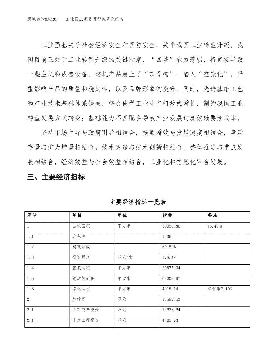 (投资18582.53万元，76亩）工业园xx项目可行性研究报告_第5页