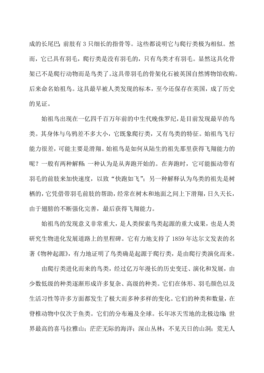 鸟类的起源_第2页