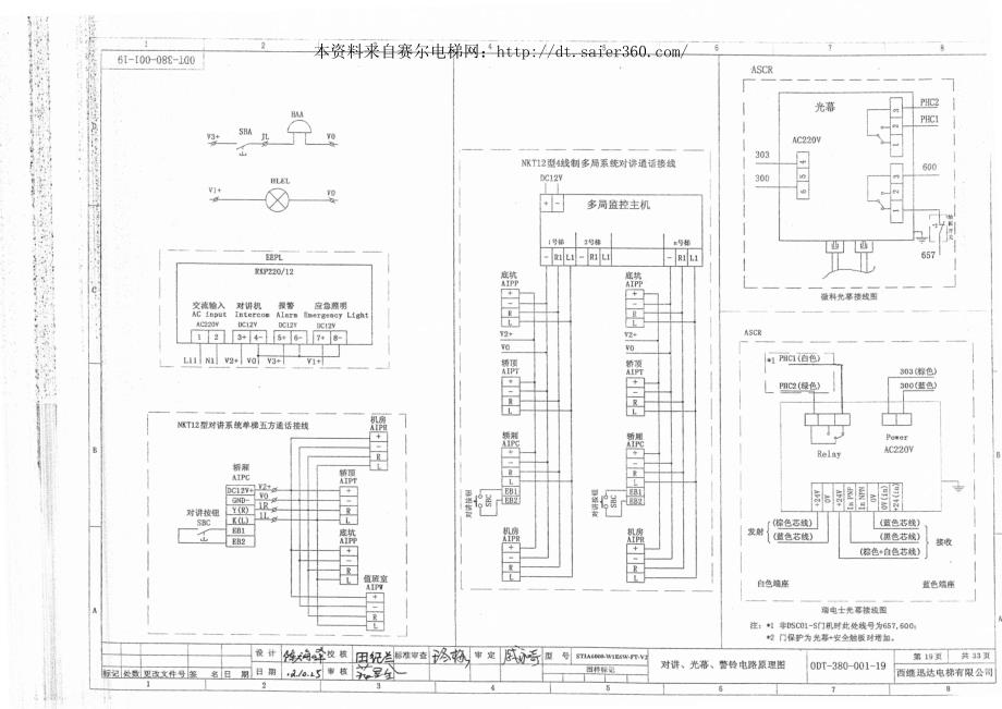 西继迅达无机房电路图(3)_第3页