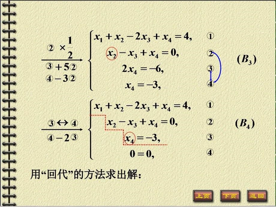 线性代数 教学课件 ppt 作者 薛有才第3章 第7讲：矩阵的初等变换与秩_第5页