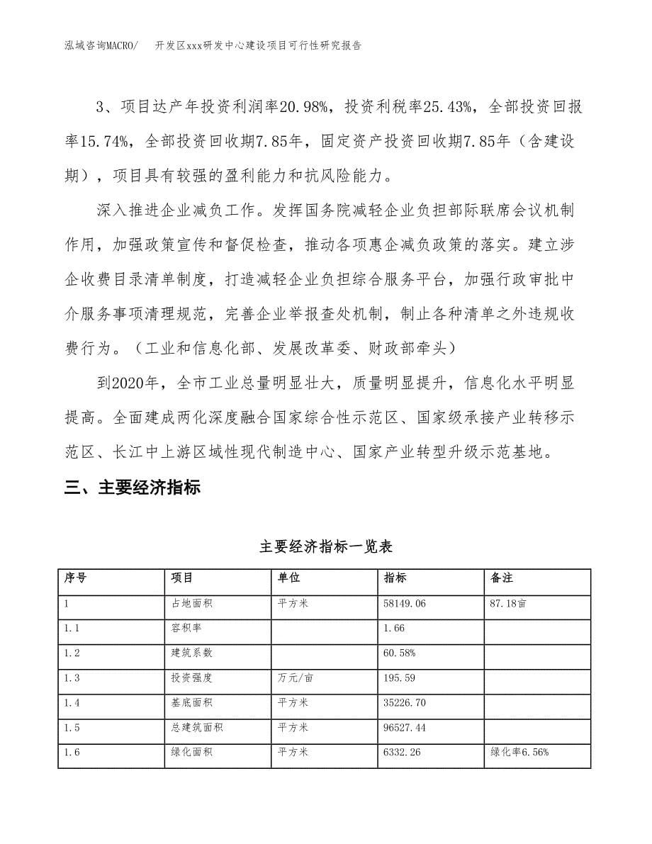 (投资19306.23万元，87亩）开发区xx研发中心建设项目可行性研究报告_第5页