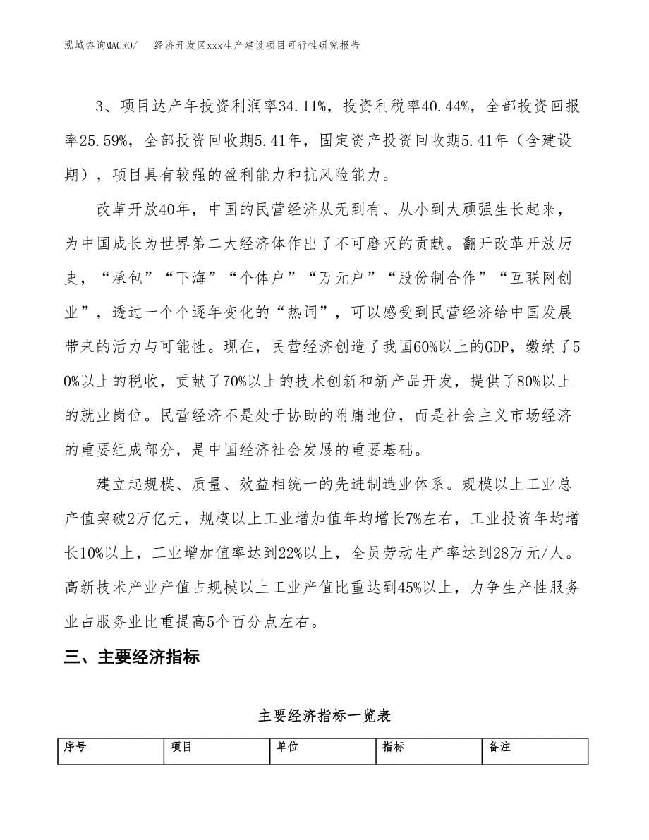 (投资22591.81万元，89亩）经济开发区xx生产建设项目可行性研究报告_第5页