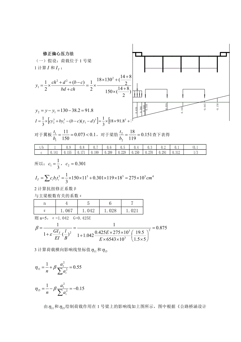 横向分布系数计算(多种方法计算)_第3页
