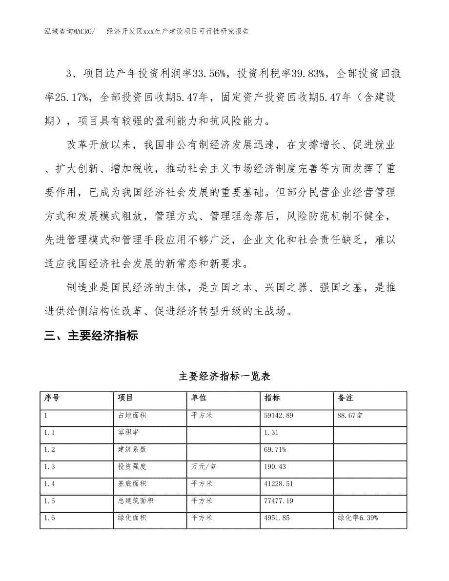 (投资21804.03万元，89亩）经济开发区xx生产建设项目可行性研究报告_第5页