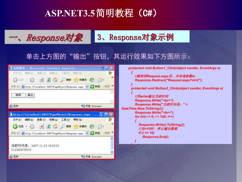 ASP.NET 3.5简明教程 教学课件 ppt 作者 chapter07_第4页