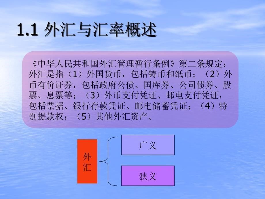 国际金融实务 教学课件 ppt 作者 978-7-302-23450-0 1外汇与汇率_第5页