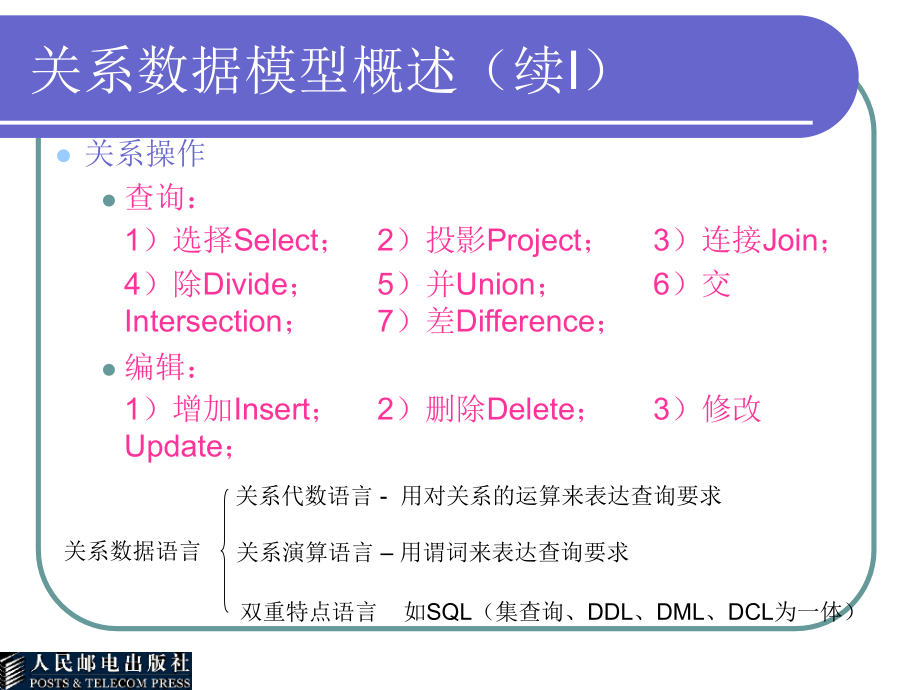 数据库原理与应用 第二版  教学课件 ppt 作者  赵杰 杨丽丽 陈雷 第2章 关系数据库数学模型_第4页