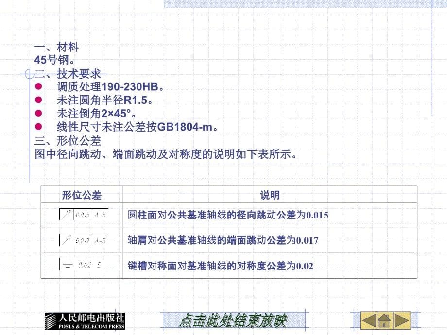 AutoCAD 2010中文版机械制图基础教程 第2版  工业和信息化高职高专“十二五”规划教材立项项目  教学课件 ppt 作者  隋荣娟 何伟 第9章 零件图_第5页