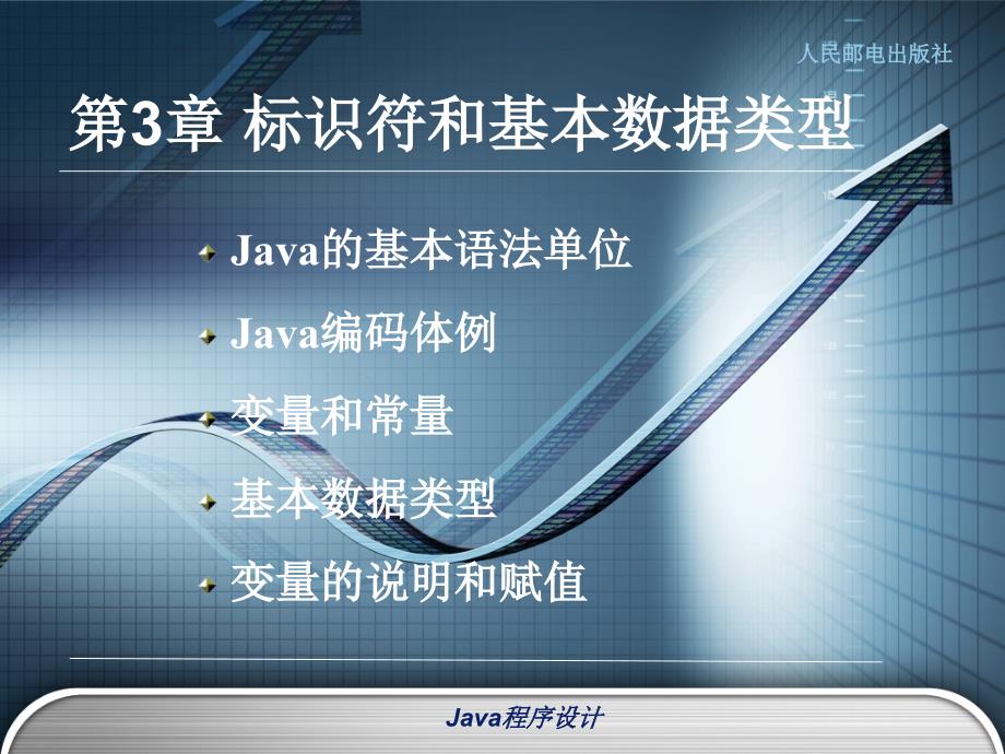 Java语言程序设计 教学课件 PPT 作者 辛运帏 饶一梅 第三章_第1页