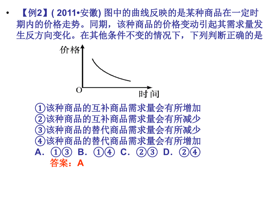 高中政治 经济生活 坐标曲线图 专题_第4页