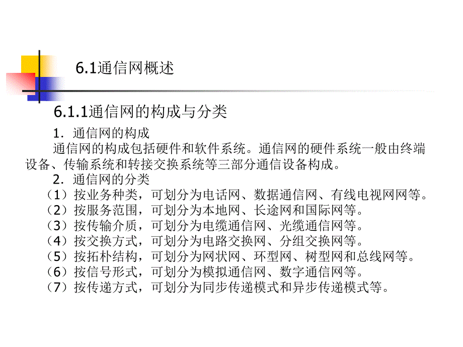 数据通信与计算机网络 工业和信息化普通高等教育“十二五”规划教材立项项目 教学课件 ppt 作者  邢彦辰 第6章通信网与广域网_第2页