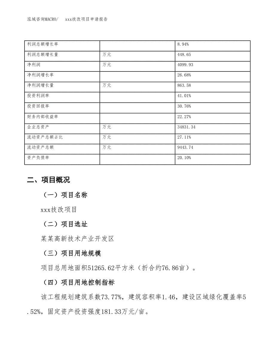 (投资18476.49万元，77亩）xx技改项目申请报告_第5页