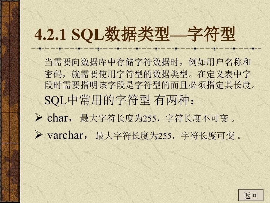 Java Web程序设计教程 教学课件 PPT 作者 范立锋 林果园 第4章 SQL与JDBC_第5页