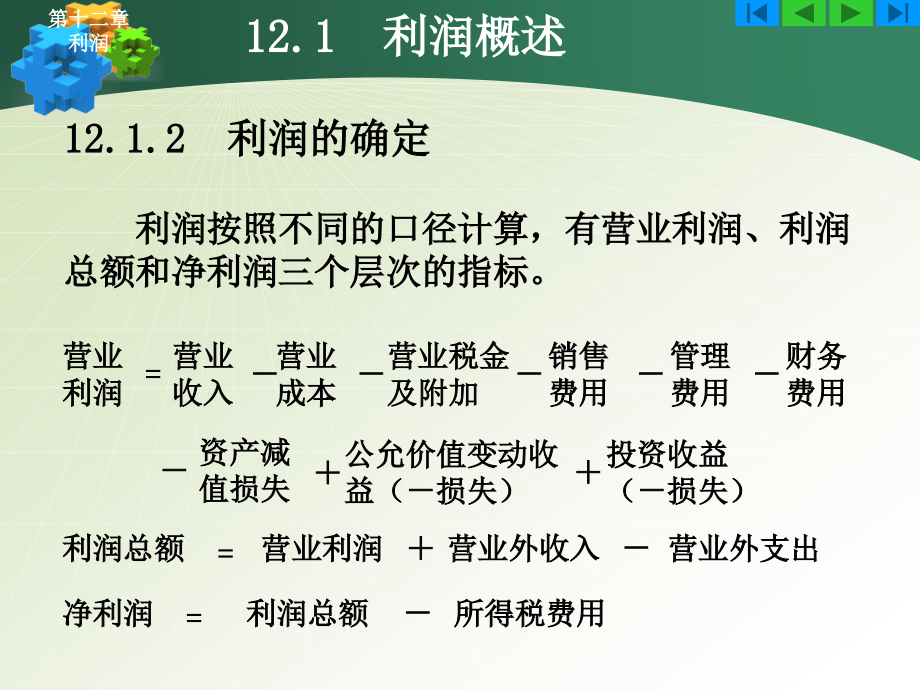 中级财务会计 教学课件 ppt 作者  路立敏 12利润_第4页