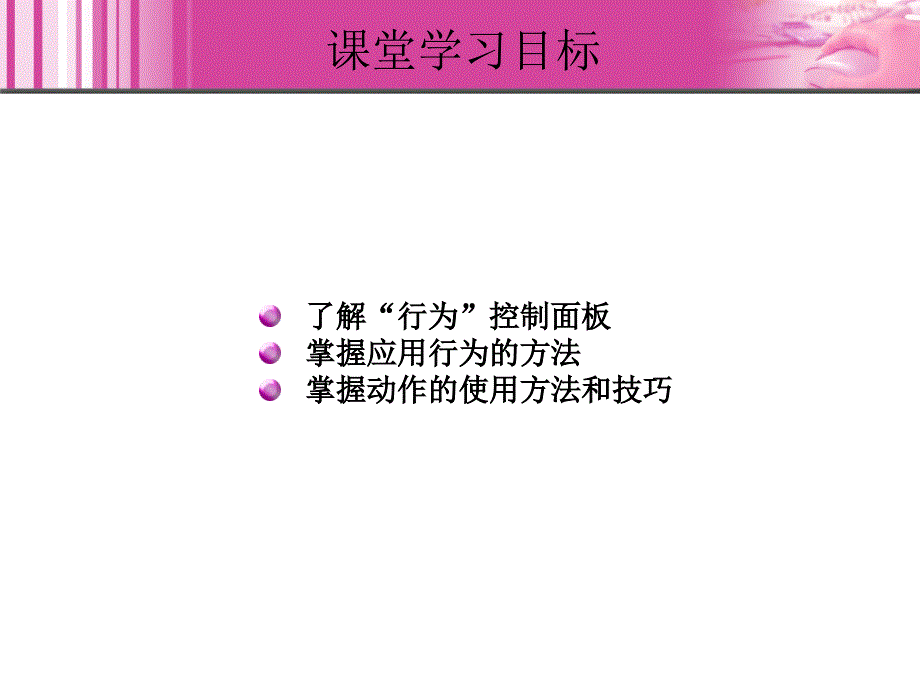 Dreamweaver网页设计与应用 教学课件 PPT 作者 张丽英 11_第3页