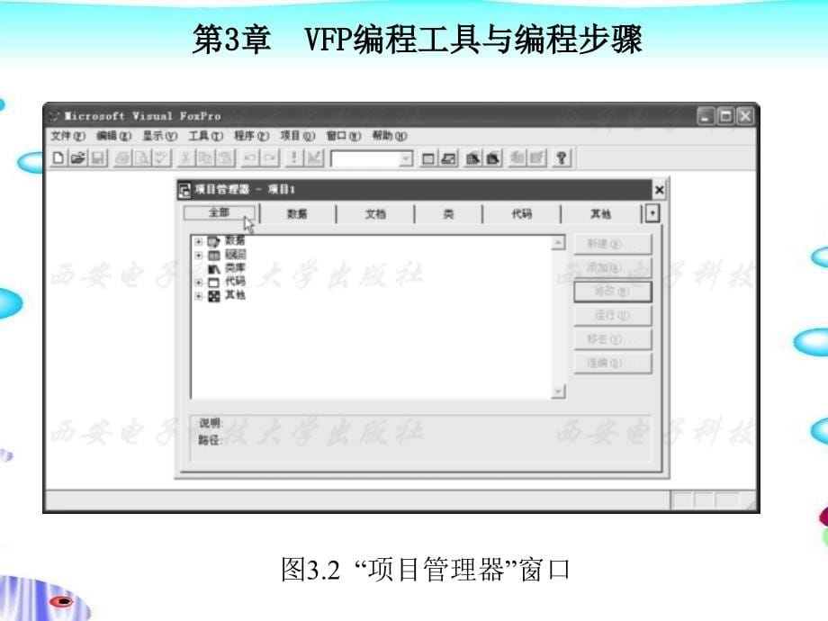 Visual FoxPro 6.0程序设计教程 第二版 教学课件 ppt 作者 丁爱萍 第1-5章 第3章_第5页