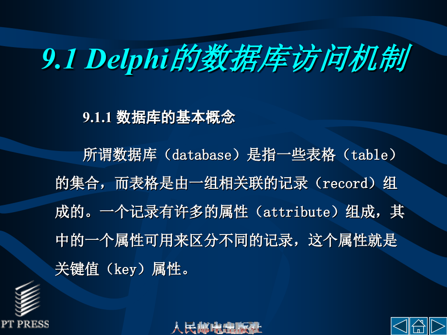 Delphi程序设计教程 教学课件 ppt 作者  吕新平 冯祖洪 张强华 第九章_第2页