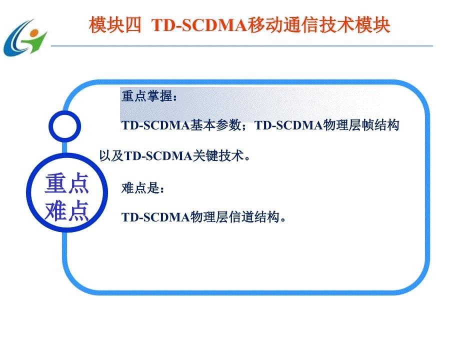 第三代移动通信技术 中国通信学会普及与教育工作委员会推荐教材  教学课件 PPT 作者 宋燕辉 任务1   TD-SCDMA概述_第5页