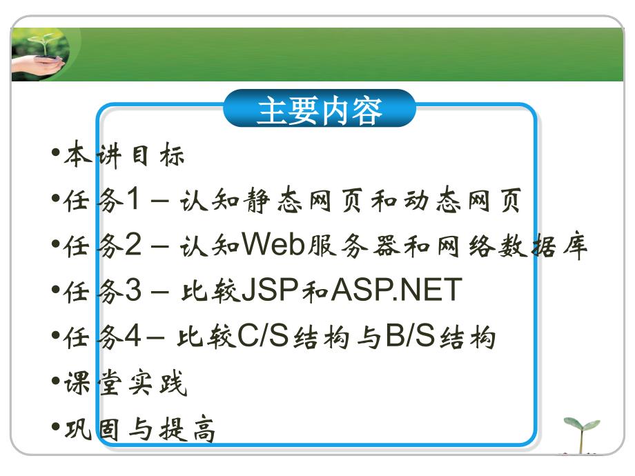 JSP程序设计实例教程 国家级精品课程配套教材  教学课件 ppt 刘志成新 Unit02-Web技术概述_第2页