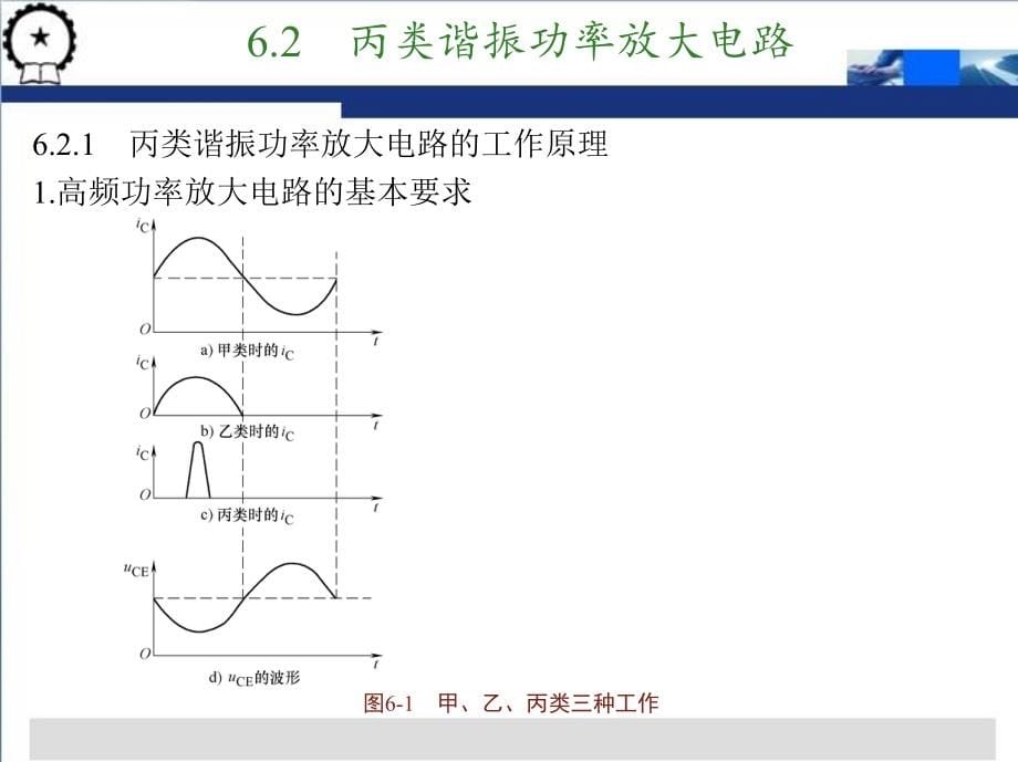 高频电子技术 第2版 教学课件 ppt 作者 黄亚平 主编 1_第6章　高频功率放大电路_第5页