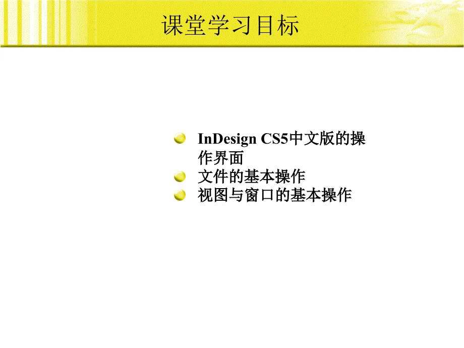 InDesign CS5实例教程 第2版  教学课件 ppt 作者  朱建东 杨喜林 1_第3页