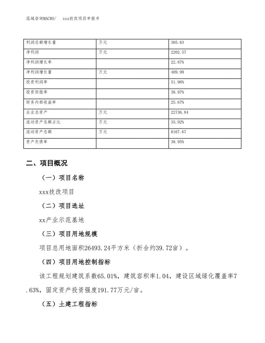 (投资10728.39万元，40亩）xx技改项目申报书_第5页