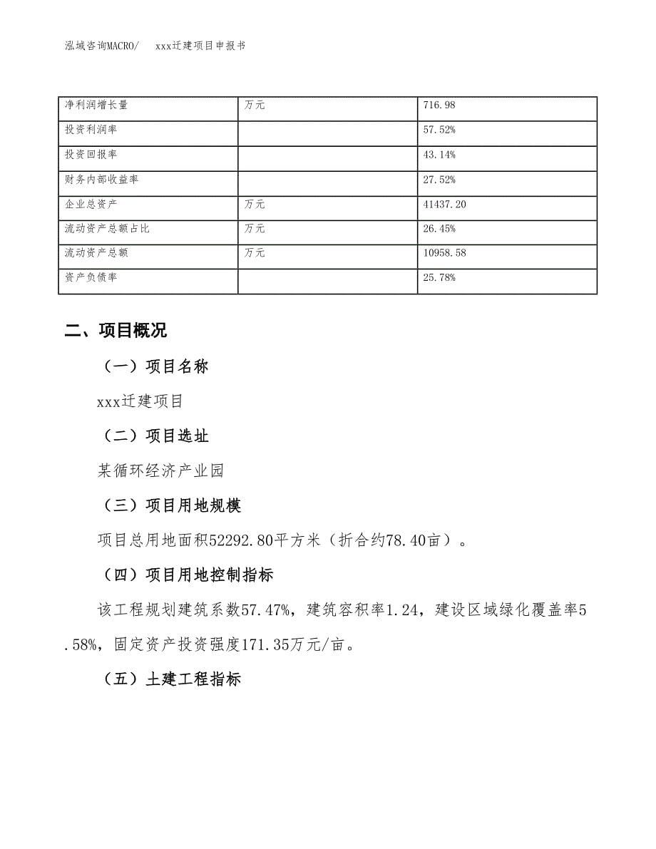 (投资20299.50万元，78亩）xx迁建项目申报书_第5页