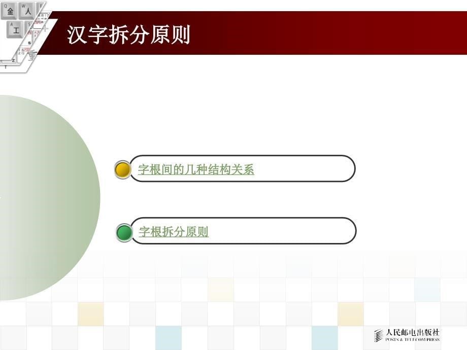 五笔打字教程 教学课件 ppt 作者  高扬 第4章_第5页