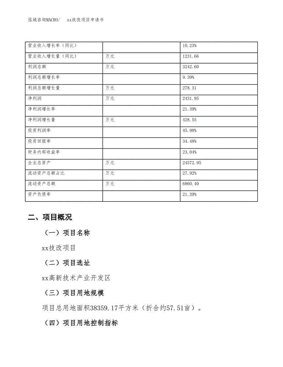 (投资16709.57万元，78亩）xxx技改项目申请书_第5页