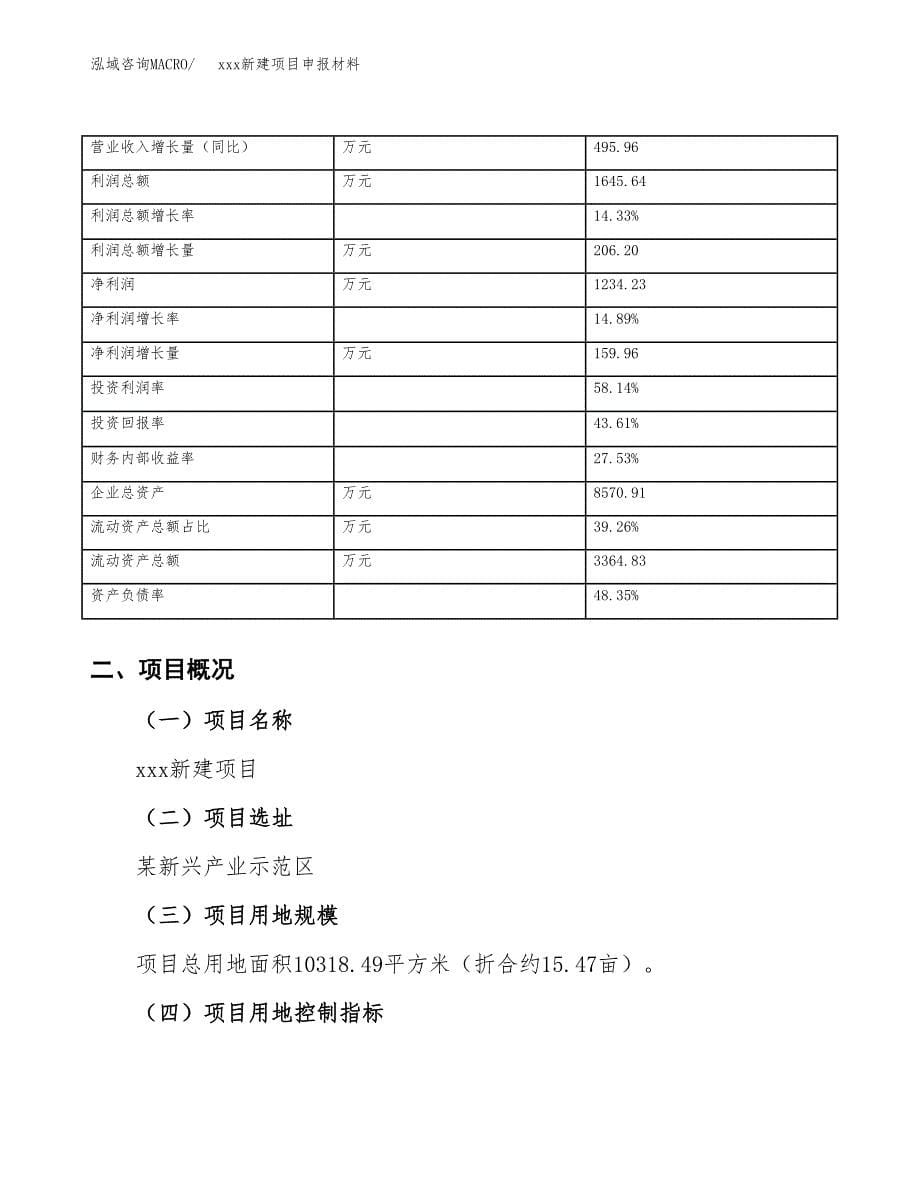 (投资3958.53万元，15亩）xxx新建项目申报材料_第5页