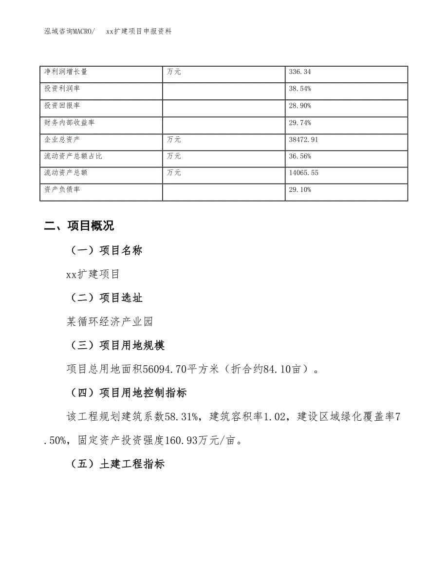 (投资16654.40万元，84亩）xxx扩建项目申报资料_第5页