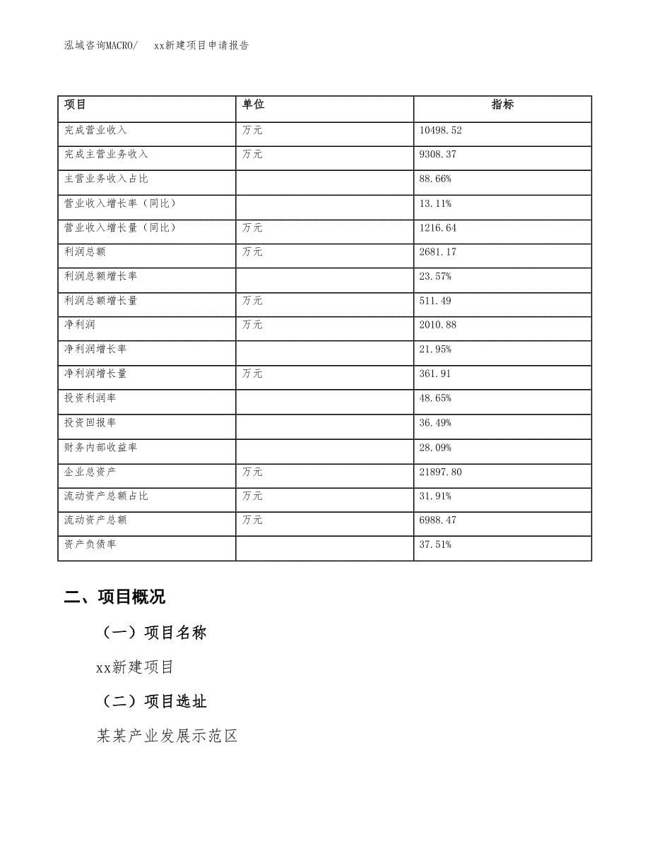 (投资9596.55万元，42亩）xx新建项目申请报告_第5页