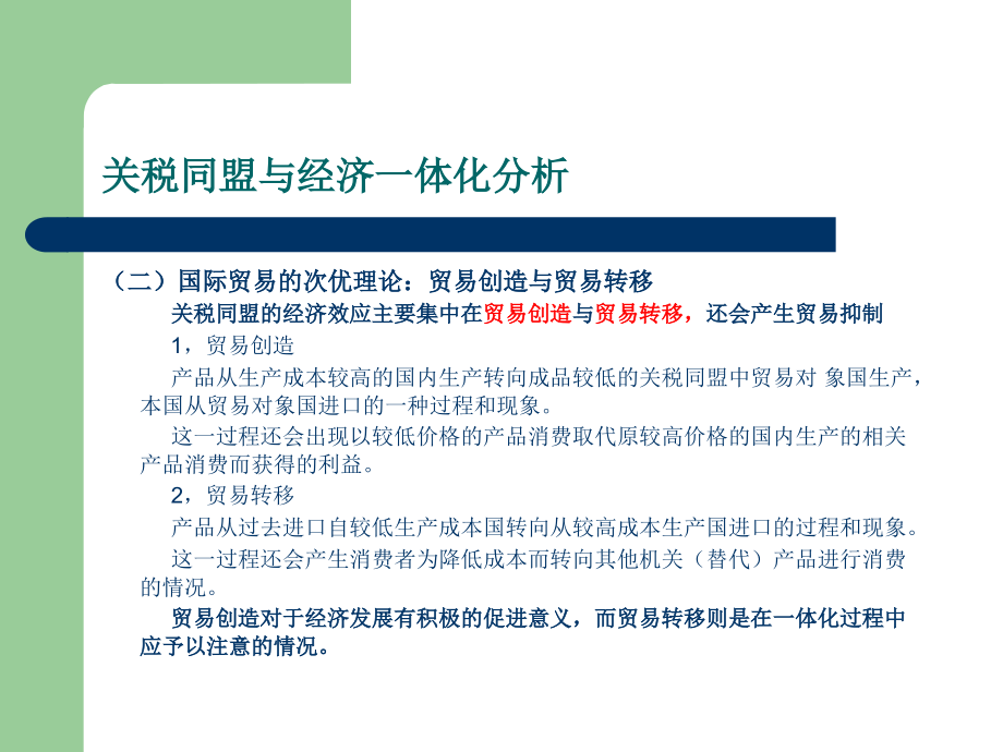 国际经济学教程 教学课件 ppt 作者 黄卫平 等 著 第十三章 经济一体化与国际经济秩序_第3页