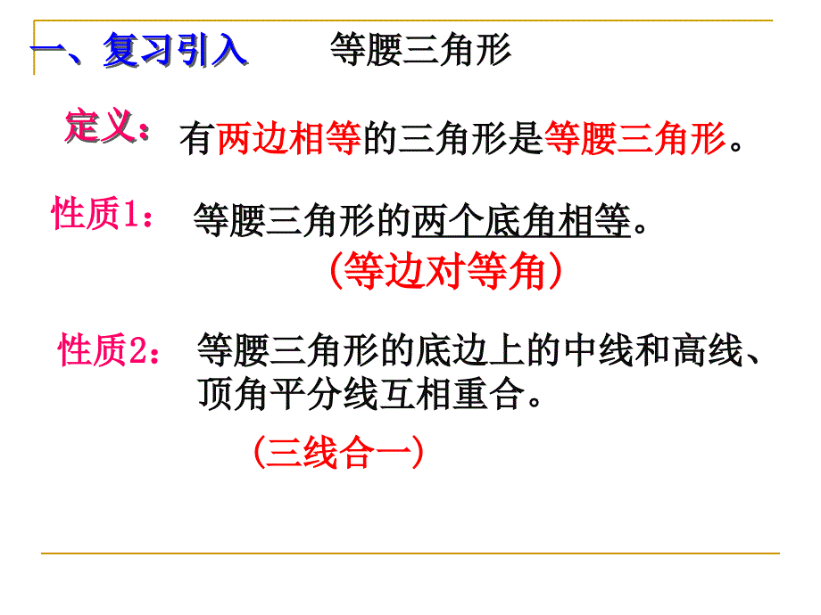 13.3.2   等腰三角形的判定 zhang_第1页