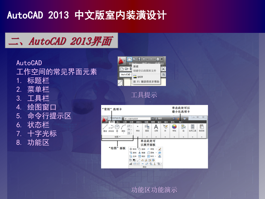 中文版 AutoCAD 2014室内装潢设计 AutoCAD 2013中文版室内装潢设计_第4页