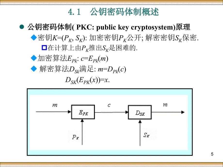 何大可 彭代渊 唐小虎 何明星 梅其祥 现代密码学-第4章公钥密码体制-20091110_第5页