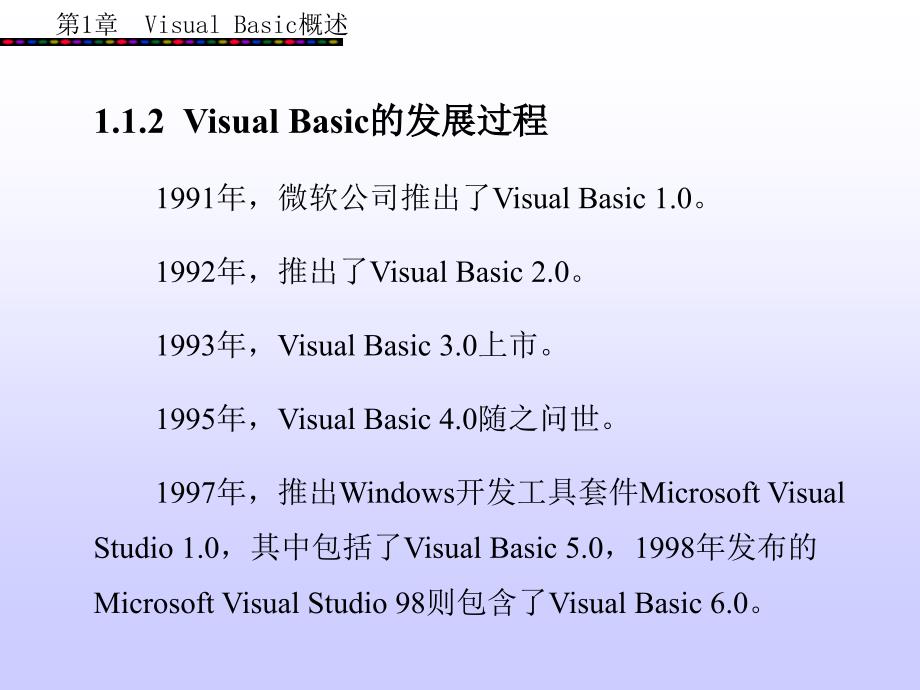 Visual Basic 程序设计 （丁爱萍） 第1章_第4页