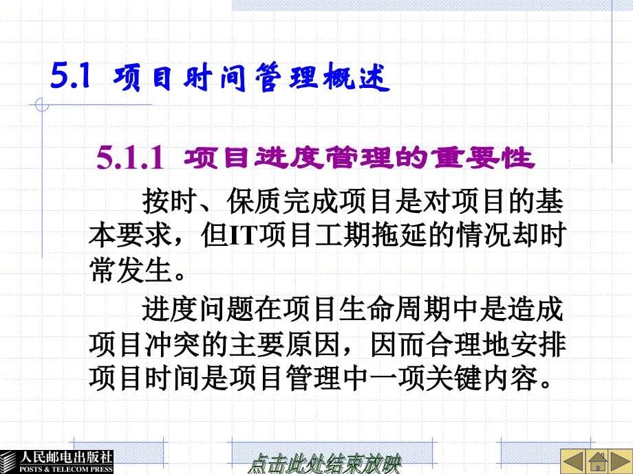 IT项目管理 工业和信息化普通高等教育“十二五”规划教材立项项目  教学课件 ppt 作者  郭宁 第5章  IT项目时间管理_第5页