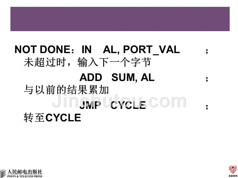 微机原理与接口技术 第二版  教学课件 ppt 作者  周明德 第4章  汇编语言程序设计_第4页