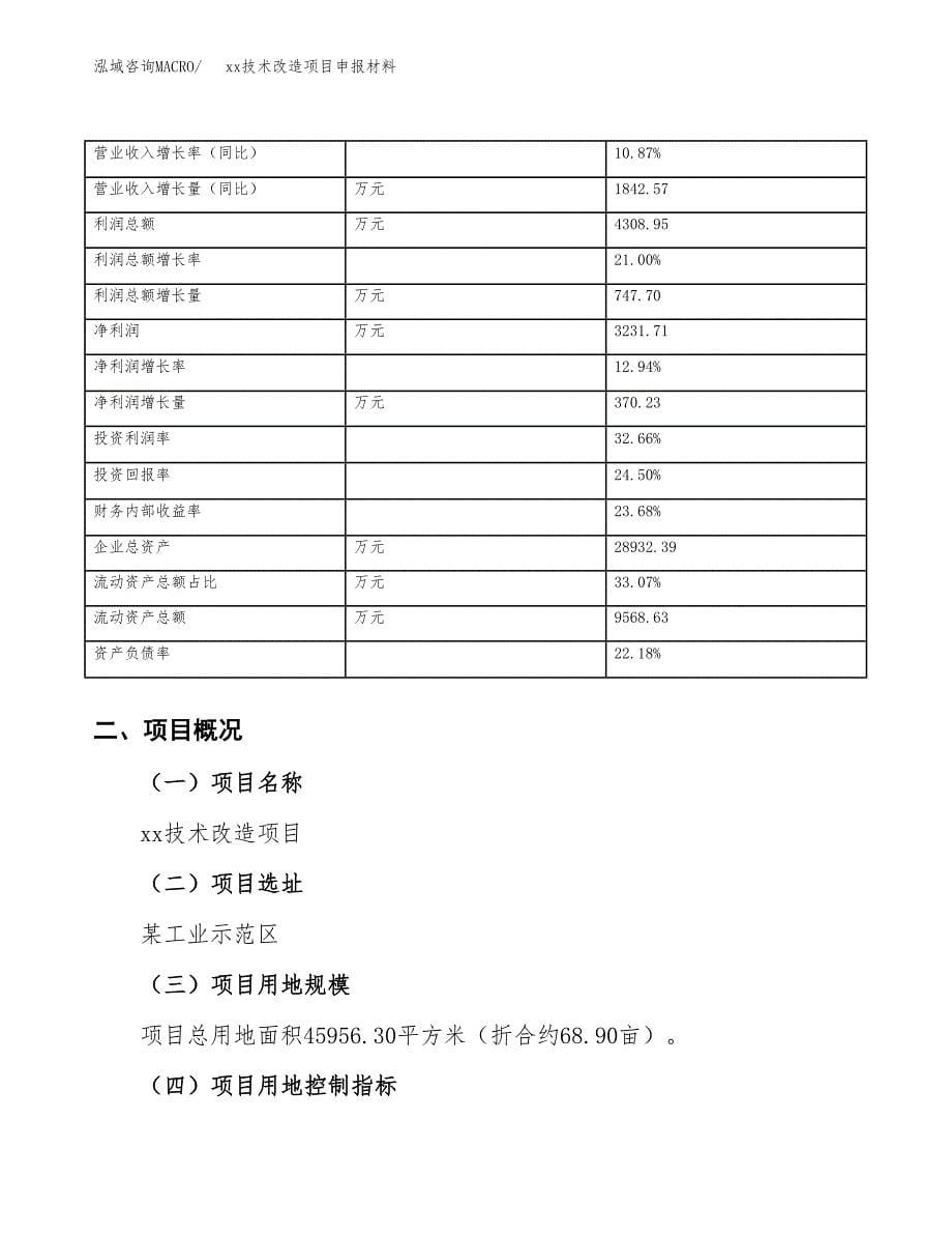 (投资16601.90万元，69亩）xx技术改造项目申报材料_第5页